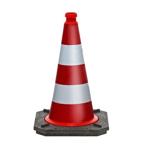  WEMAS Leitkegel Wemas Leitkegel zweiteilig Z500-TL 2,9 kg rot RA2B rot/weiß 12451684